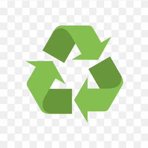 Recycle symbol png free